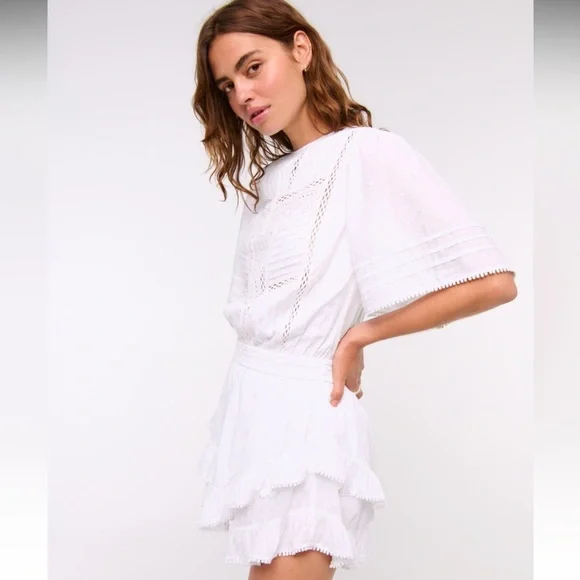 Abercrombie & Fitch Easy Wait Ruffle Skort Sz-L - Picture 4 of 16